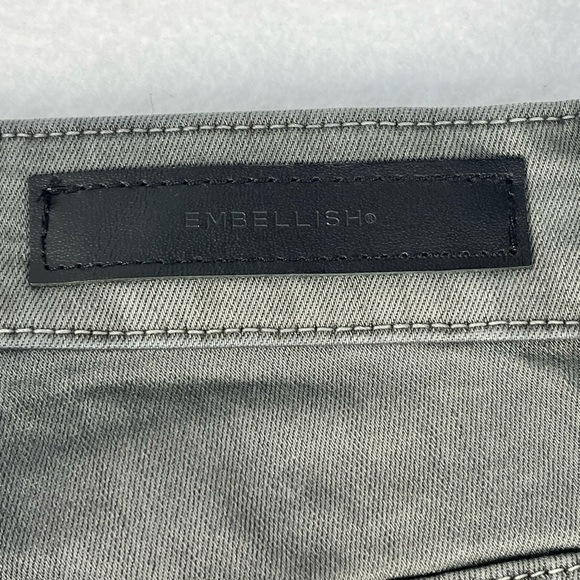 Embellish NYC Dirnt Grey Denim Jeans with Patchwork Detail• Men’s Size 30• New - Picture 9 of 12